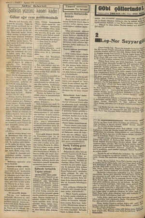    İ A A YA e — 4 — VAKITI Ağustos 1932 L. Adliye Haberleri “| Şoförün yüzünü kesen kadın! Gülzar ağır ceza mahkemesinde Dava