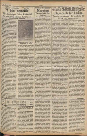    11 Ağustos 1933 Aydınlanan Tarih ' İZ bin senelik Bir Medeniyet Daha Keşfedildi yeni buluş, Oksford darülfünunu âlimlerinin