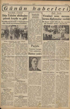  29 Eylül 1932 (Günün ha VAKIT Sayıfa 3 <a ——— mama maş Ze Me el ya o ULAN LALANI berler A AAA YA GAY AAA MA A AKAN GA OAK ALO