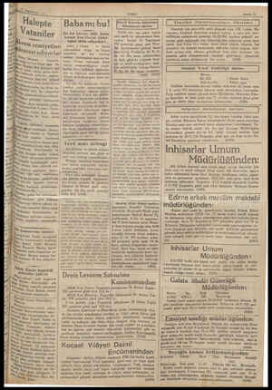 . nd ara$ karşi ster per etli * ma tire “lk ai Teşrmieyye, Iv) VAKIT Saya 11 — — — Halepte Vataniler | l — m cemiyetine...