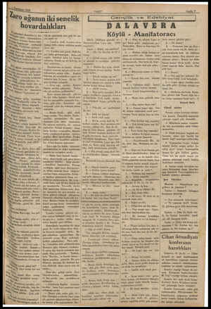  ı dai Te insani 1932 Zaro ağanın iki senelik | VAKIT Sayıfa 9. ovardalıkları kini Ny danberi i Ta tehir dayi nir ü,...