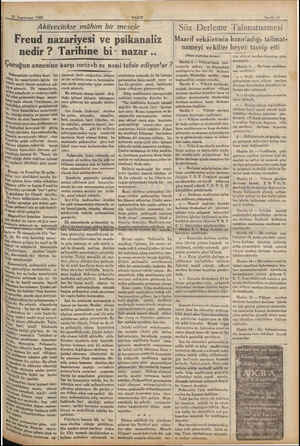    A li m, in ali vc a eği m z ye , İ Ü v pe | 2 Tesrinisani 1932 g “YAK ;” “ * ” b whim 2) Akliyecitikte mühim bir mesele...