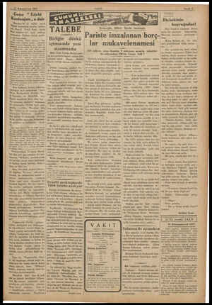  31 Kânunuevvel 1932 Gene “ Edebi ontenjan ,, a dair ,, Bundan bir ay kadar evvel Edebi kontenjan isteriz, serlev- balı Maarif