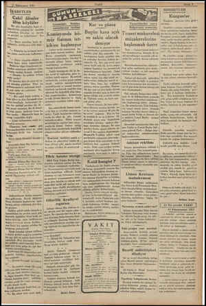  11 Kânanusani 1933 İŞARETLER Cahil âlimler âlim köylüler , Bir gün İstanbulda lügat al - elerinin çekiştiği bir mecliste...