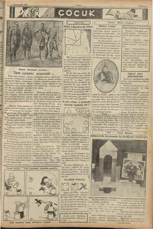     19 Kâmamısani 1933 Seyyah Yamyamlar arasında ... Yam yamlar arasında .. Yamyamlar arasında deyince birdenbire korkmayınız.