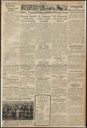  - 20 Kânunusani 1933 SOHBETLER Türkçesi ayıp değildir ... Maarif vekili Reşit Golip beyefer- di, dil işleri hakkında, Anadolu