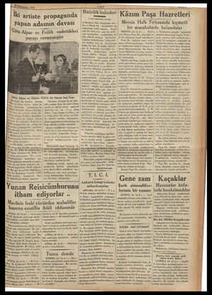  AE Kününunani 1933 İki artiste propaganda Yapan adamın davası | | Gitta Alpar ve “Brolib > vadettikleri parayı vermemişler