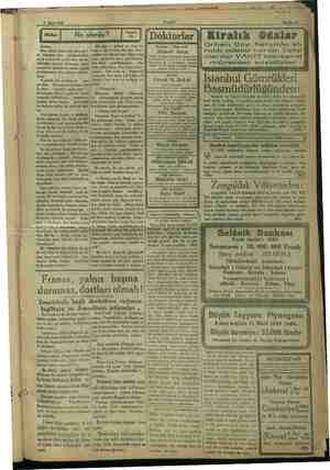    Safa 7 2 > 5 Mart 1933 z VAKIT > Sayfalı Yazan: (me)  Neolurdu? | «| 1Doktorlar|| Kiralık Odalar Canım, Bir gün — zaman ne