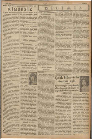  AZ, LA er LAR - 7 7 2 e zı Min. , RR AA AR A, Er O. VR VE EV, 13. Nisan 1933 Yakıtın Büyük Romanı Tetrika NS KİMSESİZ 13...