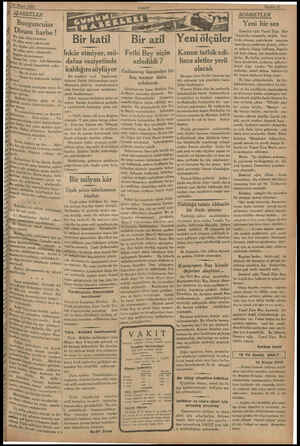  14 Nisan 1933 AŞARETLER Bozguncular vanı harbe ! m okuyorsunuz: Bi vin esrar yakalandı. yn şka gün okuyorsunuz. B €srar...