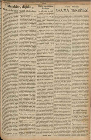    Gİ LL İn a A A çi, VE İS Mum Kia ll devletçiliği, meğer i Melekler , dişidir ,, üderris Jı « — — a Ibrahim Fazıl B. böyle