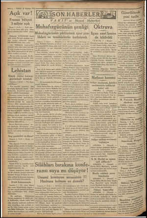  —z - VAKIT 2 Haziran 1933 Açık var! Fransız bütçesi 3 milyar açık Paris, 1 (A.A.) — Ayan mec - lisi 3 reye karşı 246 reyle