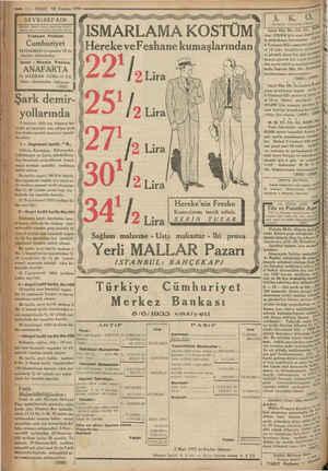    we 12 —VAKIT 13 Haziran 1933 — SEYRiSEFAiN “ Merkezi ideresi Galata köprübaşı B 2623 ŞubeA, Sirkeci Mühürdar zade Han 22640