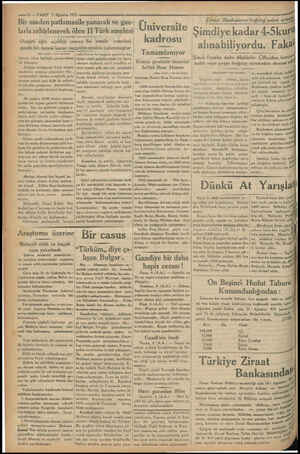  a — Birhayli silâh ve kaçak —10 —VAKIT 5 Ağustos 1933 Bir maden patlamasile yanarak ve gaz- larla zehirlenerek ölen 11 Türk