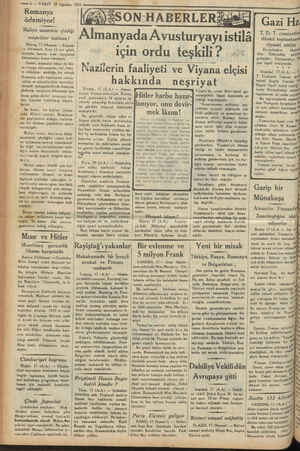    * —? — VAKIT 18 Ağustos 1933 Romanya ödemiyor! Maliye nazırının çizdiği #aüşküller tablosu ! Bükreş, 17 (Hususi) — Roman-