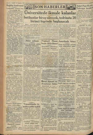    * © —3— VAKIT 25 Ağustos 1933 Buğday konferansı Londradaki içtima baş- lıca çalıştığı işler Geçen pazartesi günündenberi