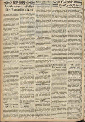  Ayk speR-i iz - Galatasaraylı atletler dün Bursadan döndü ç  Bursadı atletlerle karşılaşmak ü- | Şimdilik diyoruz, çünkü...