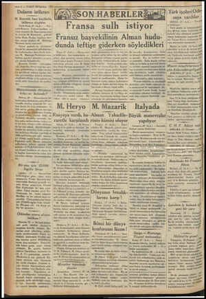  —z — VAKIT 28Ağustos 1933 Doların istikrarı M. Rozvelt, bazı kaytlarla,! istikrara aleyhtar Hyde Park, 27 (A.A.) — Nev- york