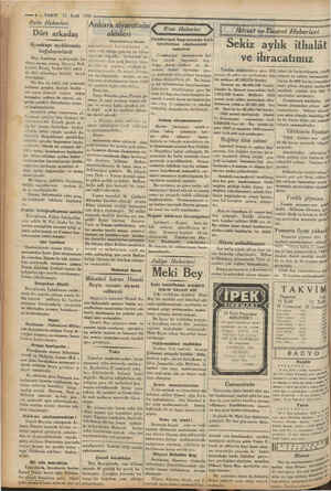    —4— VAKIT 11 Eyi 1933 Polis Haberleri saree anana sen #ndAaAMe v0 Dört arkadaş Kumkapı açıklarında boğuluyorlardı Dün...
