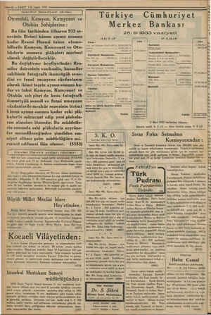    12 — VAKIT 3 B. teşrin 1933 | Istanbul Belediyesi ilânları Otomobil, Kamyon, Kamyonet ve Otobüs Sahiplerine : Bu ilân...