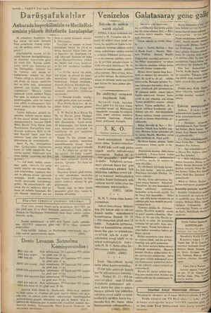    EY ETE YY —10 — VAKIT6 2.nci teşrin 1933 — Darüşşafakalılar Ankarada başvekilimizin ve Meclis Rei- simizin yüksek...