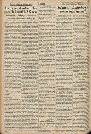    —r 6.— VAKIT 21 2.nci teşrin 1933 Tulüat san'atı ölüyor mu? Birinci sınıf artistin bir gecelik ücreti 125 Kuruş!...