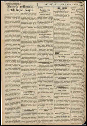  —. VAKTI 26 2.nci teşrin 19 Madencilik âleminde: 6 Elektrik 33 mühendisi Refik Beyin projesi Başmakeleden Devam | vaktiyle
