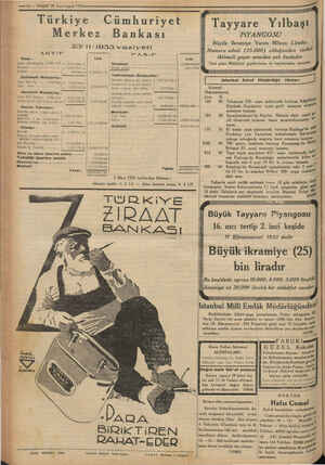    —ız — VAKIT 28 2.nci teşrin 1933 Türkiye Merk ez 23/11/1933 va Kasa : Lira Alun: saft kilogram 12.0 5.073.890 2 Banknot...