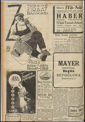  —-12 —VAKITIO İnci kânun 1933 — TURKİYE RAN P* Muharrir ( Vâ- Nüj) | 11 Kânunuevvelden itibaren bütün yazıları" TEŞKİLATINI