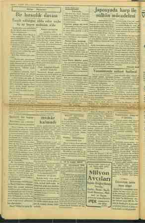    ——4 — VAKIT :5il.nci kânun 1934 Adiye Haberleri Bir hırsızlık davası Tazyik edildiğini iddia eden suçlu üç ay hapse mahküm