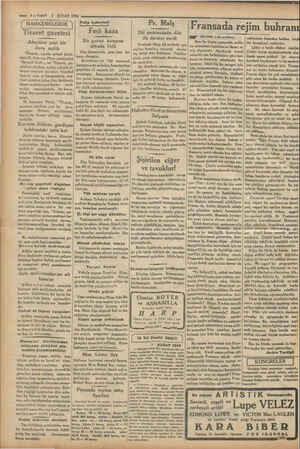    — 4—VAKIT 7 ŞUBAT 1934 ( MAHKEMELERDE | | Selis haberleri Ticaret gazetesi Aleyhine yeni bir dava açıldı “Ünyon,, sigorta