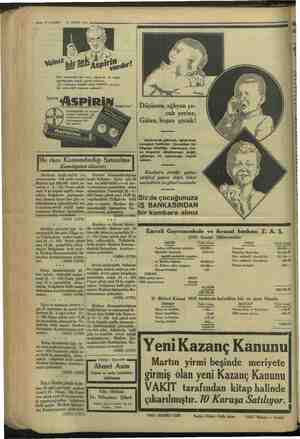       — 12—VAKIT i a v YalnıZ bir tek rek İşin, dır! Onu alm > nın tel 21 NİSAN 1934 lanır, ağrılarda ve soğuk ei bilirsiniz.