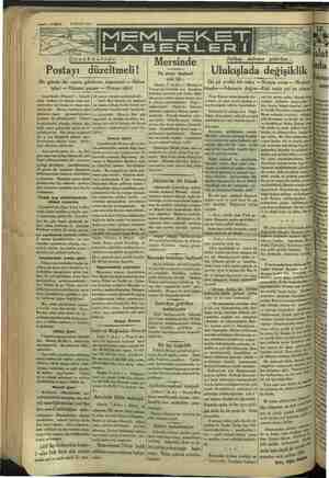    ——6 —VAKIT IT 8 MAYIS 1934 e ai Çanak Postayı düzeltmeli! MESML EK EZ TİE HABERLERİ kalede Mersinde Bu sene mahsul İntihap