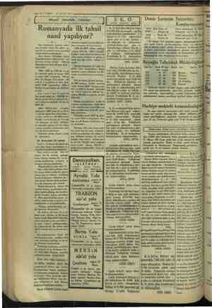  . m 10 — VAKIT 23 MAYIS 1934 L Maarif Aleminde Tetkikler J Romanyada ilk tahsil nasıl yapılıyor? —5— Orta mektepler mi ii...