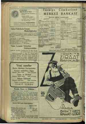     — 29 MAYIS 1934 12— Holantse Bank-Üni N.V. Sabık yeteri Felemenk Banka: İstanbul Şub alata ke Pa Meydancık Alalemci-Han