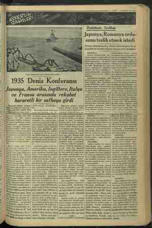    2 MN 3 0m. MW. Pe İngiliz donanmasının manevralarında Nelson zırhlısı., 1935 Deniz Konferansı ve Fransa arasında İ |...