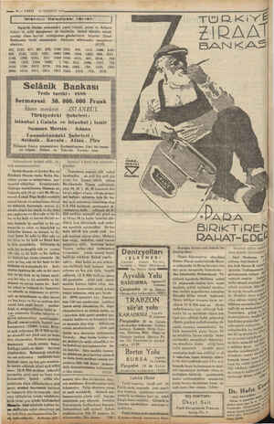    mem 10 — VAKIT 25 TEMMUZ 1934, Istanbul Belediyesi ilânları Aşağıda cüzdan numaralari yazılı tekaüt, yetim ve dulların...