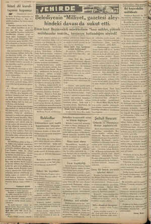    —— 4 — VAKIT 24 AĞUSTOS 1934 Ikinci dil kurul- i tayının kapanışı DEF bu İkinci Kurultay toplantıları da | memleketin duygu