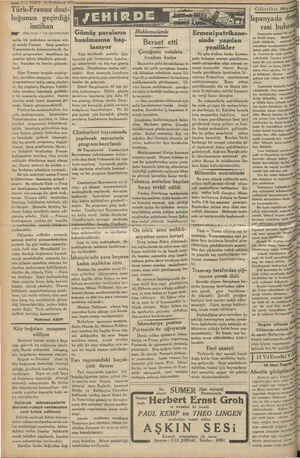  Nr Tr, PM — VAKİ inlevvel 1877... Türk-Fransız dost- luğunun geçirdiği imtihan ' MA Baş tarafı 1 inci sayıfamızdadır Gümüş