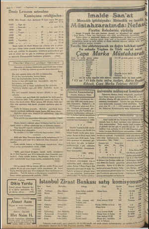  ma 10 — VAKİT 3 Teşrinisani 1934 — Deniz Levazım satınalma Komisyonu reisliğinden : Kilo Ekmek: Açık eksiltmesi 25 ikinci...
