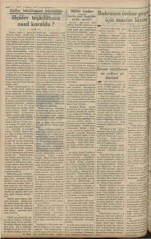  wn 12 — VAKİT 8 Teşrinisani 1934 ölçüler inkılâbımızın büyüklüğü ölçüler teşkilâtımız nasıl kuruldu ? ağ — Ölçüler kanun ve