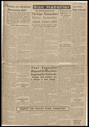  3 — VAKIT 18 ŞUBAT 1939 —  —  - Okuma ve okutma Son Haberler vii davasına dair | Halay Meclisinde heycanlı bir else...