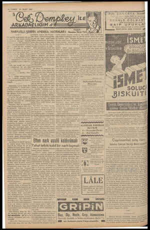  4 —YAKIT' 7s MART 1939 MD ARKADAŞLIĞIM 2: ARYA Sinemssi * işinde büyük bir mevzi mal olmuş fevkalâde bir di RONALD COLMAN"!