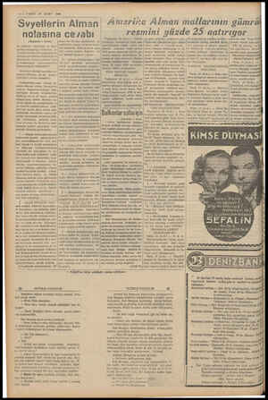  9) — VAKIT 29 MART 1939 Svyetlerin Alman nolasına ceyabı (Baştarahı 1 incide) ne alınması hı tarihu anl yı bii 17 mart...
