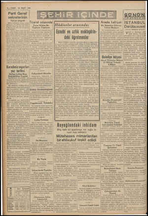  2 — VAKIT 235 MART 1939 Parti Genel sekreterinin Valiye telgrafı Mebus intihabının esi müna sebetiyle C. H. Partisi Genel...