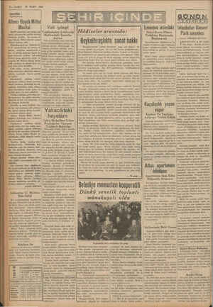    2.—VAKIT 2 MART 1939 işaretler : Altıncı Büyük Millet Meclisi Hüâdiseler arasında: Heykeltıraşlıkta sanat | hakkı |...