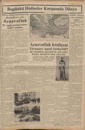    KRALI 1075 de İtilâf devletlerinin Muahedesine göre | Arnavutluk © Bir İngiliz gazetesi bunun tarihini anlatıyor tejik...
