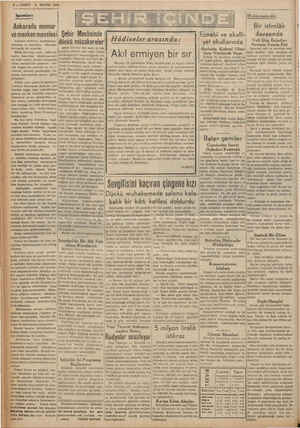    2—VAKIT 6 MAYIS 1938 hşaretleri Ankarada memur , ü vemeskenmeselesi, Şehir Meclisinde Ankara asfaltın, hendesenin, betonun