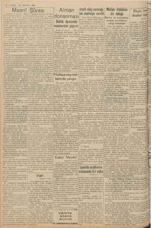  10 — VAKIF 26 TENMUZ 1939 | Maarif Şürası İ Ankara, 26 (A.A.) görüm umum heyeti 25-7-939 derek, eserlere madde n muhtelit bir