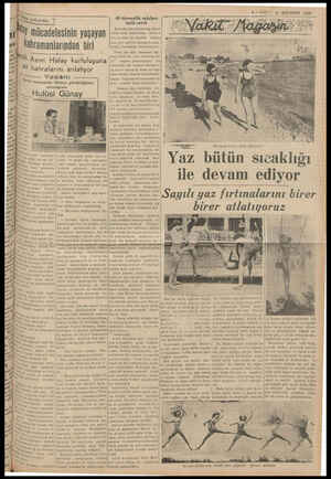  2 AĞUSTOS 1938 Hat 40 derecelik rakıları Y volı . SS Yolunda: 7 halk sevdi Evvelki gün inhisarlar idare- p100 mücadelesinin